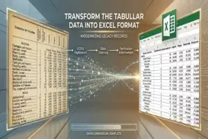 Transform The Tabular Data Into Excel
